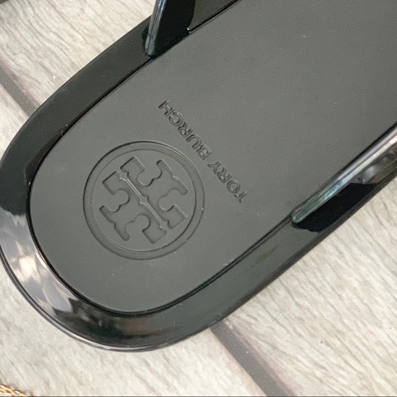 🎉🎉HP🎉🎉 Tory Burch Studded Logo Jelly Sandal - Picture 6 of 8